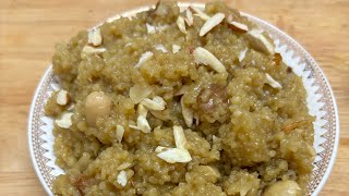 Gud ka Daliya Rajasthani Lapsi Recipe Meetha Daliya Ganpati bhog  Broken wheat recipe 56 bhog [upl. by Danya538]