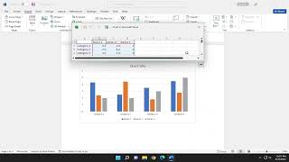 How to Create and Customize Charts in Microsoft Word Tutorial [upl. by Proudfoot188]