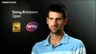 Djokovic Talks About Miami Win Against Troicki [upl. by Selinda162]