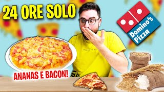 MANGIO SOLO PIZZA PER 24 ORE sono ingrassato [upl. by Seyler979]