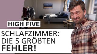 Schlafzimmer einrichten Diese 5 Fehler dürfen NICHT passieren  High Five 🖐  INTERIYEAH [upl. by Stanford]