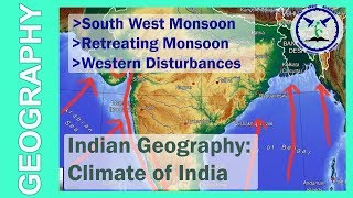 Factors affecting the climate of India  Indian Geography  by TVA [upl. by Annoyi]