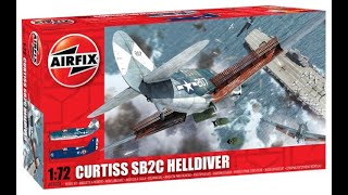 AIRFIX  A02031 CURTISS SB2C HELLDIVER kit build [upl. by Aitnic588]