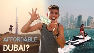 How to TRAVEL DUBAI on a BUDGET  Enjoy Luxury CHEAP [upl. by Orsino219]