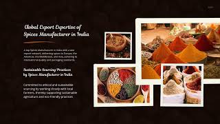 Organic Spices Manufacturer in India Pure and Natural Spices for Your Kitchen [upl. by Eveline130]