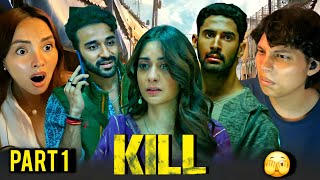 KILL Movie Reaction Part 1  Raghav Juyal  Lakshya  Tanya Maniktala [upl. by Droflim811]