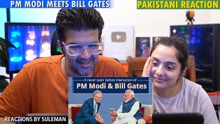 Pakistani Couple Reacts To Pm Modi Interaction With Bill Gates  Discussing Technology amp AI [upl. by Imre596]