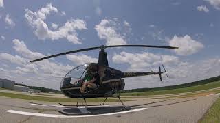 Robinson R22 Startup [upl. by Drofliw]