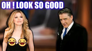 Sarah Chalke teased Craig Ferguson making the Gentleman quotOpen his eyes Widequot  Funny Moment [upl. by Llehsyt220]