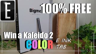 WIN A FREE COLOR EINK NOTE TAKING TABLET  FREE Contest [upl. by Thirion]