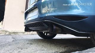 Golf mk7 tsi Cold start with new muffler delete and tips [upl. by Auka]