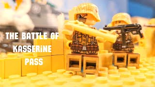 The Battle of Kasserine Pass  Tunisia Campaign  Lego WW2  Stopmotion [upl. by Eicyal449]