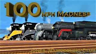 100mph Streamliner Madness Southern Pacific GS3 VS PRR T1 NampW Class J Dreyfuss Hudson  Trainz [upl. by Valerye]