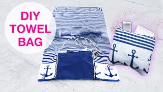 2In1 Beach Towel Tote [upl. by Nreval]