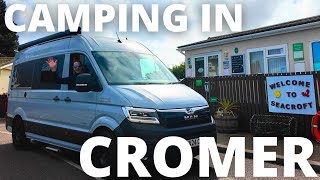 Campervan Trip To Cromer and a Seacroft Campsite Tour [upl. by Lehctim]