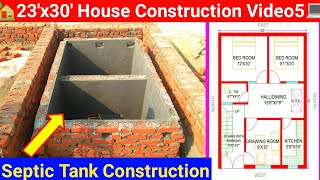 Septic Tank Construction  Septic Tank design  Septic Tank Construction in India SepticTank [upl. by Aihcats822]