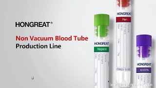 Automated non vacuum blood collection tube production machine [upl. by Selway]