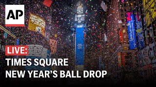 New Year’s countdown 2024 Watch the New York ball drop [upl. by Aciruam]