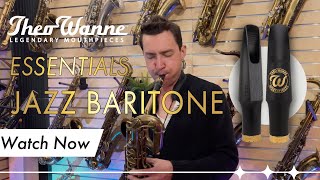 Theo Wanne™ ESSENTIALS JAZZ Baritone Saxophone Mouthpiece demonstration by Thomas Harris [upl. by Avahc702]