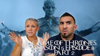 Game of Thrones Season 5 Episode 8 Hardhome Part 2 REACTION [upl. by Livingstone]