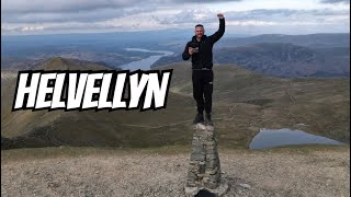 Helvellyn helvellyn wainwrights drone hikingadventures [upl. by Florencia]