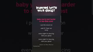 Dancing With Your Ghost Lyrics  Sasha Sloan music song lyrics [upl. by Aizat960]