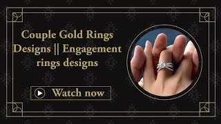 Couple Gold Rings Designs  Engagement rings designs [upl. by Emylee]