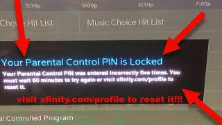 Xfinity Parental Control Reset  Bug in Functionality [upl. by Cherlyn218]