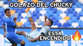 🔥⚽ Gol del Chuky Lozano con el Napoli  Golazo de Hirving Lozano 🔥 [upl. by Emya]