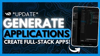 v0 UPDATE Develop HIGH Quality Fullstack App Without Writing ANY Code For FREE [upl. by Nolrah]