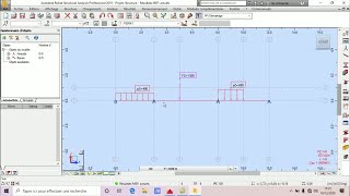 Etude de la poutre hyperstatique à plusieurs appuis code 0003 avec ROBOBAT sur Guste Tutoriel [upl. by Eicarg]