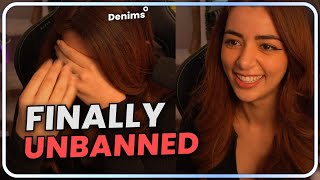 SHES BACKKKK  DENIMS FINALLY UNBANNED  TWITCHS SITUATION [upl. by Nibaj96]