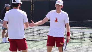 CMS Mens Tennis Highlights vs RedlandsKenyon 39 [upl. by Favien502]