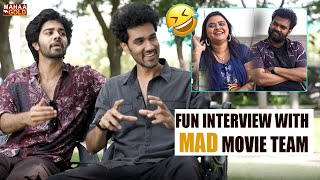 Fun interview With Mad Movie Team  Kalyan Shankar  S Naga Vamsi  Auto Ramprasad  Mahaa Gold [upl. by Ainivad]