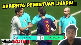 Akhirnya Penentuan Juara di Final Piala Spanyol Lawan Madrid  Game Pes 2018 [upl. by Katlin]