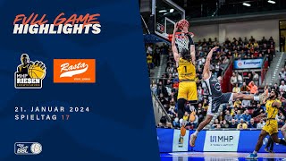 MHP RIESEN Ludwigsburg vs RASTA Vechta  Full Game Highlights  Spieltag 17 Saison 2324 [upl. by Latsyk362]