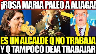 ROSA MARIA PALACIOS LE DA CON PALO A LÓPEZ ALIAGA quotES UN ALCALDE QUE NO TRABAJA Y NO DEJA TRABAJARquot [upl. by Acim597]