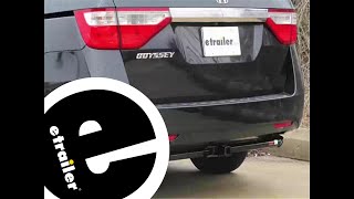 etrailer  Trailer Hitch Installation  2006 Honda Odyssey  Curt C12031 [upl. by Mcfadden750]