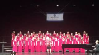 Ave Maria by Parkersburg High School Womens Ensemble Choral Competition 2016 Toronto Canada [upl. by Ydroj851]