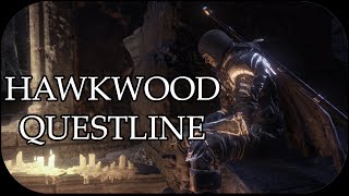 Dark Souls 3  Guía Questline de Hawkwood Guía Completa [upl. by Azmah]