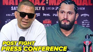 Nate Diaz vs Jorge Masvidal  Live Post Fight Press Conference • Diaz vs Masvidal [upl. by Wu]