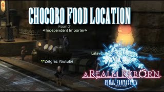 Chocobo Food Location Gysahl GreensUldah Ruby Road Exchange  Final Fantasy XIV  A Realm Reborn [upl. by Gambrell355]