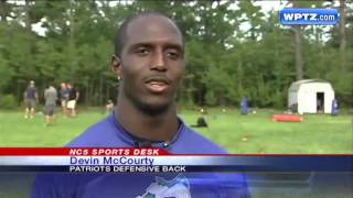 McCourty Twins educate and entertain in football clinic [upl. by Aliemaj]