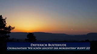 D Buxtehude Choralfantasie BuxWV 223 quotWie schön leuchtet quot [upl. by Tonye]