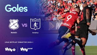 Medellín vs América gol  Liga BetPlay Dimayor 2023I  Fecha 5 [upl. by Lourdes872]