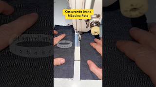 Costura inglesa Jeans costuracriativa costura sewing costureira dicasdecostura [upl. by Nirac]