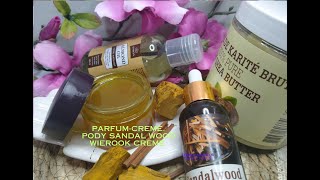 DIY PARFUM CREME  BODY SANDAL WOOD WIEROOK CREME [upl. by Moyra30]