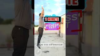 1 minute fitness test to check your fitness [upl. by Atinhoj]