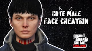 GTA V ONLINE  ❣️ CUTE MALE CHARACTER CREATION  VISUALS PS45XboxPC [upl. by Ave]