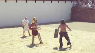 Chester Roman Festival Gladiators Gitus Vs Noxi [upl. by Warton]